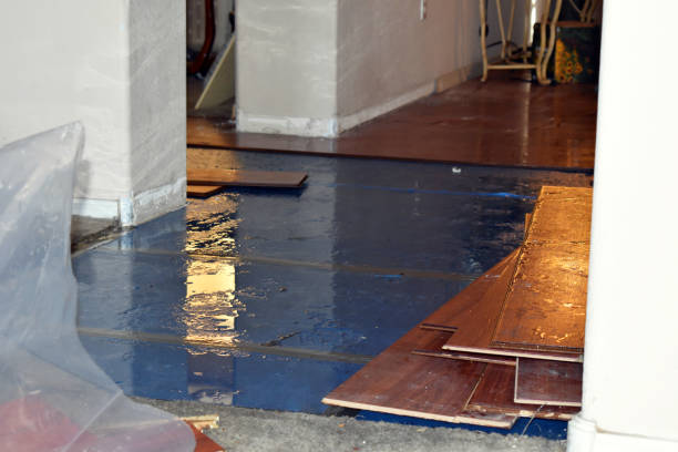 Professional Burst Pipe Cleanup technician working in Somers, NY